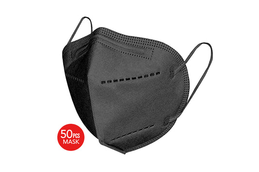 KN95 Protective Disposable Black Mask - 50 in a pack