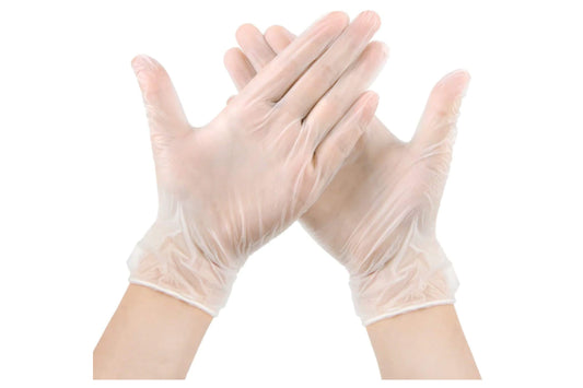 Vinyl Gloves (100 pcs) (Medium)