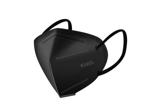 Disposable KN95 Protective Black Mask - 10 in pack