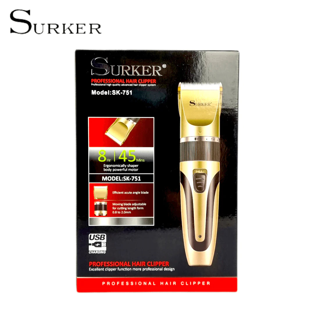 SURKER Rechargeable Hair Clipper (SK-751)