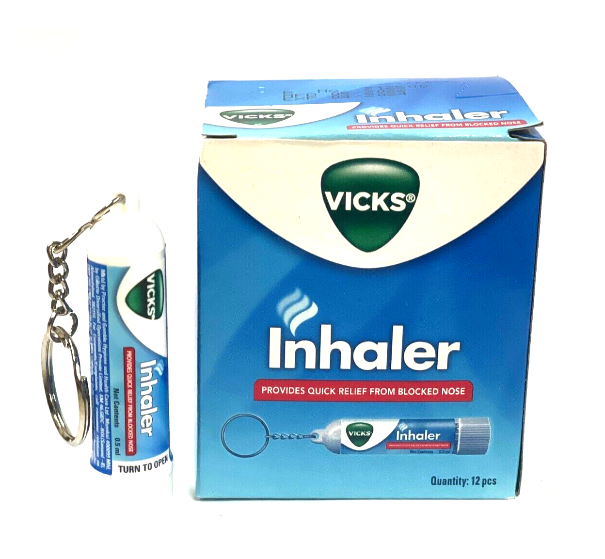 Vicks Inhaler (2 pcs-Pack/ 12 pcs-Box) - 0.5ml