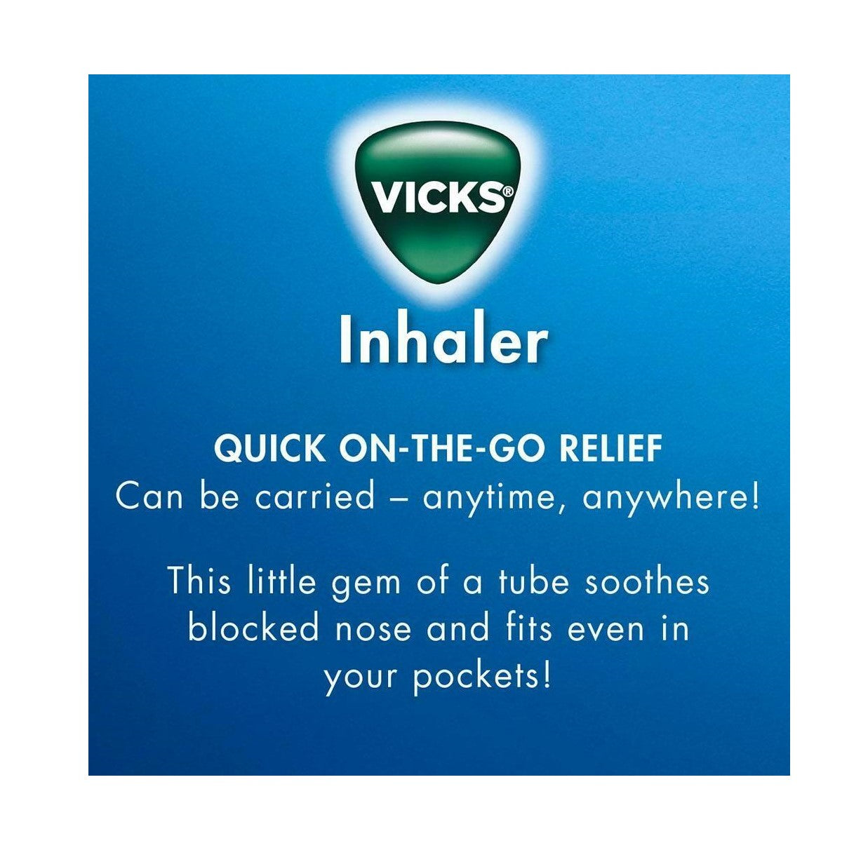 Vicks Inhaler (2 pcs-Pack/ 12 pcs-Box) - 0.5ml