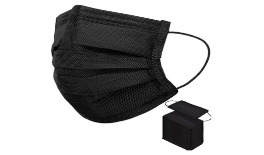Adult Disposable Black Mask- 50 pcs/ Box.