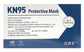 KN95 Protective White Mask - 50 individual packed mask in a box