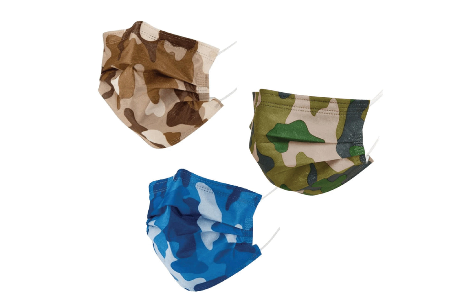 Adult Disposable Camouflage Mask- 50 pcs/Box (Individually Wrapped)