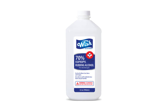 Wish Rubbing Alcohol 70% (32oz) (PALLET)